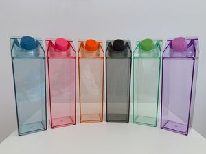 1000 мл молочная коробка пластиковая молочная картонная картонная бутылка с водой прозрачные прозрачные квадратные бутылки сока для спортивной спортивной кружки на открытом воздухе БЕСПЛАТНО