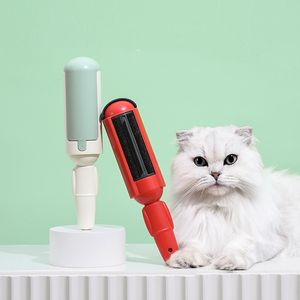 Other Dog Supplies Pet hair remover clothes electrostatic multi-purpose double-sided hair brush cat hair scraper roller hair stickers