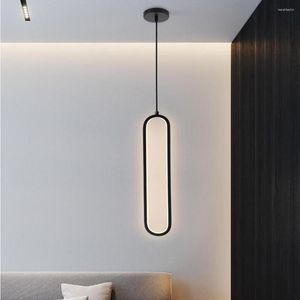 Kolye lambaları Modern LED Işıklar Yemek Odası Yatak Odası Başucu Lamba Duvar Sconce Minimalist Yaşam Dekoru Armatürleri Parlaklık Süspansiyon