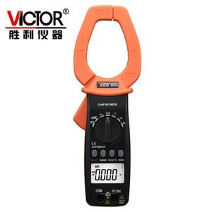 Victor VC6052 3 3/4 Цифровой счетчик зажима без контакта, удерживаемая AC 2000A Ammeter Multimeter с ЖК-дисплеем.