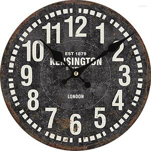 Relógios de parede relógio digital Relógio de madeira Decoração de sala