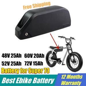 48V 25AH Electric Bike Bike Back Pack Super73 S1 S2 RX Batteries 52V 25AH 60 В 72 В с 21700 ячейками SAMSUNG50E