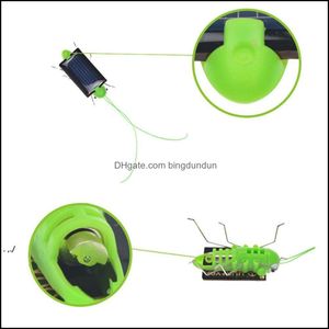 FEVERAÇÃO FAVOR FAZENDO DE INSECTO DE GRANDOS Solar Grasshopper Educational Toy Birthday Gift Pad11070 Drop Deliver