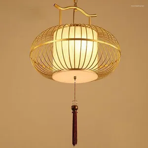 Подвесные лампы в китайском стиле кованый железо светло -легкий антикварный балкон