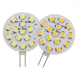 Midcars LED lamba ampul G4 2835 SMD 16 LED'ler 12V - 24V AC DC Halojen Aydınlatma Işıklarının Değiştirilmesi Spot Işığı