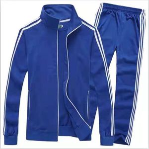 Erkek Trailtsuits Spring Men Giysileri Spor Giyim Sweatshirt Dış Giyim Setleri Siyah Mavi Sıradan Fermuar Giyim Tikalı Stil 230731