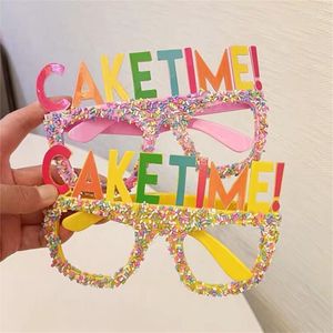 Güneş gözlükleri komik gözlükler ponografi gözlükleri eğlenceli mutlu doğum günü partisi dekorasyon çocuklar yaratıcı kek şekli
