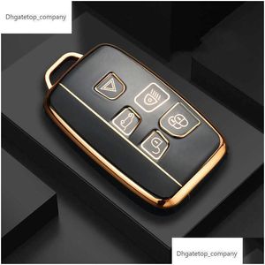 Car Key Tpu Remote Er Case Fob For Land R Range Sport Evoque Lander2 Jaguar Xf Xj Xjl Xe C-X16 Xkr Xk Drop Delivery Mobiles Motorcycle Dhhac