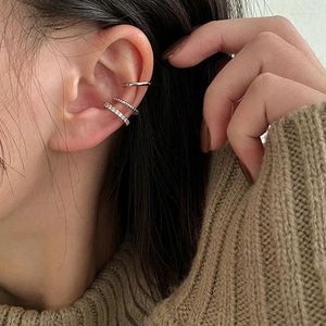 Backs Earrings 3Pcs/Set Clips Earring For Women Minimalist Fashion Cartilage Sets Ear Cuff Fake Piercing Clip On E395