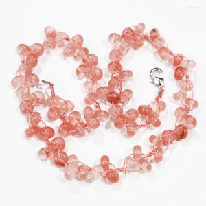 Кокер 5 8 мм бусины абакус натуральные арбузы красный камень ожерель