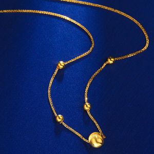 Подвесные ожерелья Nymph Real 18k Gold Collece Fine Jewelry Pure Au750 Cat Eye Shine Ball Party Pired для женщин x588 230801