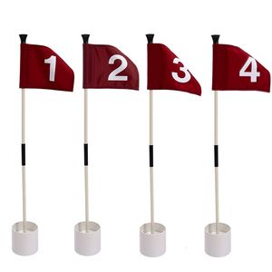 Weitere Golfprodukte: Wasserdichter Fahnenmast zum Üben, Grün, Driving Range, Putting, digitale Flagge, Lochbecher-Set, faltbares Schaukelzubehör 230801