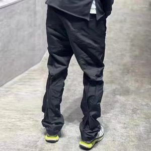 Мужские брюки 2023 Черная застежка -молния.