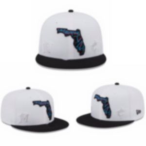 Kaliteli Marlins M Mektup Beyzbol Kapağı Spor Snapback Şapka Kadınlar Erkekler Ayarlanabilir Casquettes Chapeus Hiphop Caps H19-8.2