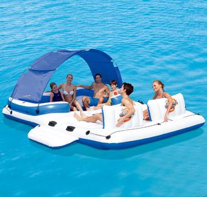 Okyanus Paradise Lounge Sandalyesi Su Yüzen Sıralı Yatak Yüzen Dinlenme Su Satır Yüzme Havuzu Şamandıra