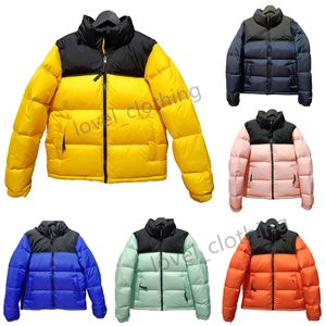 Erkek kadın tasarımcı moda ceket aşağı kuzey kış pamuklu erkekler puffer ceketleri yüz sıcak ceket nakış mektubu sokak kıyafeti severler kıyafetler boyutu xs-xxl