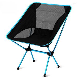 Camp Furniture Outdoor Moon Folding Chair Aluminum For Sketch Fishing Camping Beach Barbecue