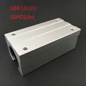 Toptan 50 PCS/LOT SBR12LUU 12mm Açık Tip Doğrusal Kılıf Birimi CNC Yönlendirici 3D Yazıcı Parçaları için Doğrusal Blok Rulman Blokları LL