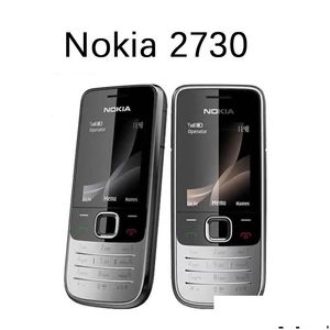 Другие электроники Оригинальные отремонтированные мобильные телефоны Nokia 2730 GSM 3G WCDMA Поддержит Mti-Langauge Российский арабский английский клавиатура Unlo dhzwe