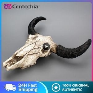 Декоративные предметы статуэтки стена 3D Shofar/Horns Skull Ornament Longhorn Sheep/коров