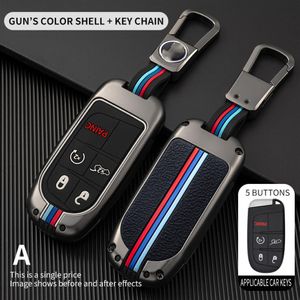 Anahtar Kapak Kılıfı Fob Jeep Renegade Pusula 300C Wrangler Dodge Otomobil Aksesarları için Grand Cherokee Keychain304J