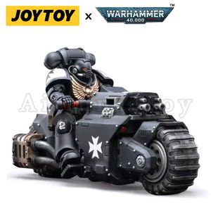 Military Figures JOYTOY 1/18 Action Figure Black Templars Outriders And Brother Valtus Anime Collection Military Model 230803