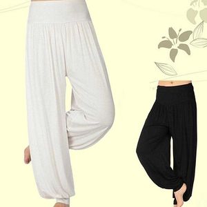 Vintage Sportswear Kadın Harem Pantolon Yoga Gevşek Uzun Göbek Dans Boho Sports Geniş Pantolon Giyim