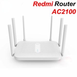 Xiaomi Redmi AC2100 Wireless Router 2.4G   5G Dual Frequency Wifi 128M RAM Coverage External Signal Amplifier Repeater PPPOE