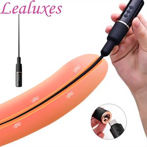 Yetişkin Oyuncaklar 10 Hızlı Üretral Vibratör Kateter Seks Oyuncak Erkekler İçin Titreşimli Penis Ekleme Üretra Ses Dilator BDSM 230804