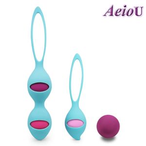 Яйца -буллы вагинальные сжатие упражнения. Упражнение для взвешенных шариков для начинающих для начинающих систем тренировок женщин Geisha Ball 18 Toys 230804