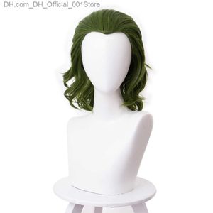 Синтетические парики Joy Beauty Hair Joker Ролевой парик Arthur Fleck Joker Wig Curly Green Synthetic Hair Horror Clown Ролевой реквизит Wig Z230805