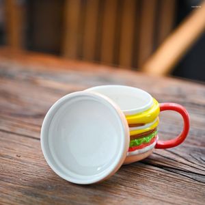 Кружки маленький кофейный чашка домашний напиток для завтрака керамический кружка офиса домик пить бокалы