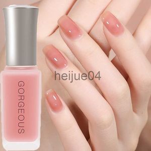 Лак для ногтей 10 мл полупрозрачный желе Nude Nail Plock Pink Purple Candy Gel Gel Art Art Prick Quickdrying Long Pasting Manicure Varnish x0806