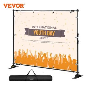 Banner Flags Vevor 8ft Zemin Stand Stand Stand Stand Stand Standı Stand Standı W/ Taşıma Kılıfı Arka Plan Standı Stand Zemin Destek Sistemi 230804