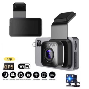 Car DVRS CAR DVR WiFi Full HD 1080p Dash CAM CAM -вид с задним видом камера камера ночное зеркало Video Record