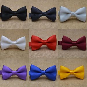 Moda Şeker Renkli Elbise Katlanmış Çocuklar Eğitim Tie Business Bow Tie El Garson Beyefendi Bağları Sol Colorchildren Çat Tie296p