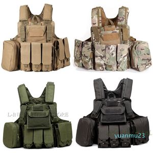 Colete Tático Molle CIRAS Paintball Combat Releasable Armor Plate Carrier Strike Hunting MagPouch Rig Vest