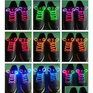 LED Gadget Light Up Flash Glow Shoelaces disko kayış lambaları sopa Shoestring3662422 Damla Dağıtım Elektronik Gadgets Dht8D