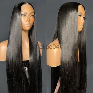 Human Hair Capless Wigs Glueless Wig Human Hair Ready To Wear Transparent Straight Lace Closure Wigs Preplucked Human Hair Natural Hairline For Women x0802