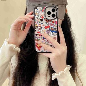 Случаи сотового телефона Casetify World Peace для магнитных телефонов Magsafe для iPhone 14 13 12 11 Pro Max Back Cover T230419 HKD230807