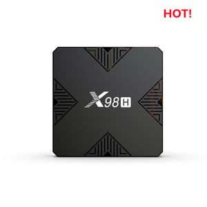 X98H Smart TV Box Android 12 ATV OS с BT VOICE REMOTE Allwinner H618 Четырехъядерный процессор A53 Поддержка 4K Wi-Fi6 Телеприставка с двумя Wi-Fi 4 ГБ 32 ГБ
