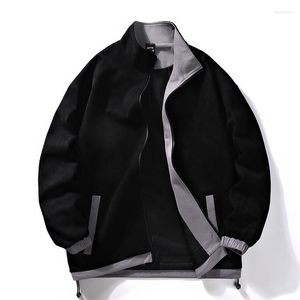 Jaquetas masculinas 2023 estilo jaqueta outono coreano hip hop desinger moda primavera casacos casacos blusão sólido roupas homem