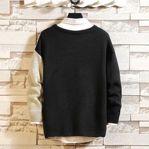Erkek Sweaters Noel Erkekler Örme Kış Giysileri 2023 Plus Boyut Asya M-4XL 5XL Çekme Stili Gündelik Standart Tasarımcı Sakiller