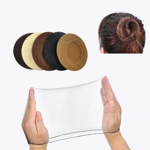 Wig Caps Hair Nets 144 Pcs 20 Inch Invisible Elastic Edge Mesh Hair Net for Food Service Sleeping Ballet Bun Hair Net 230808