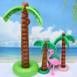 Tropikal Hawaii Partisi Şişirilebilir Hindistan cevizi Ağacı Flamingo Balon Mutlu Yıllar Partisi Yaz Aloha Malzemeleri Palmiye Ağacı Baloon HKD230808