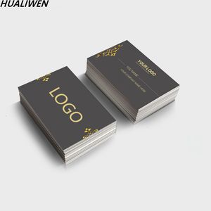 Business Card Files 100PCS Customized Full Color Doublesided Printing 300GMG Paper 230808