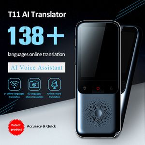 Dizionari Traduttori 2023 T11 Traduttore audio portatile 138 Lingua Smart Offline In Real Time Voice AI Po 230808