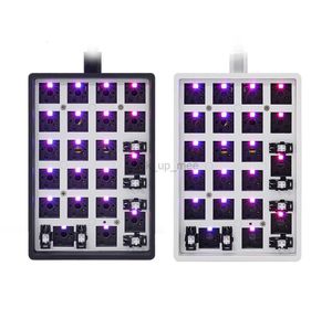 GK21S GK21 Hot Swappable Blue Tooth BT Dual Mode PCB Mechanical Mechanical Keyboard Numpad Kit RGB SMD Светодиоды Type C USB -порт HKD230808