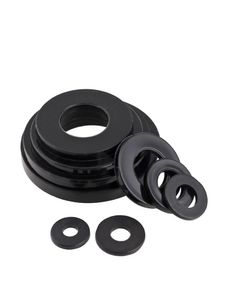 M2 M3 M4 M5 M6 M8 M10 M12 M14 M16 M18 M20 Black Nylon Flat Washers Plastic High Temperature Resistant Flat Washers Customization Available