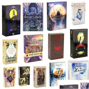 Jogos de Cartas Tarot Liner Dreams Toy Divination Star Spinner Muse Hoodoo Oct Ridetarot Del Fuego Cartas Tarôs Baralho Oráculos E-Guidebook Dheuy